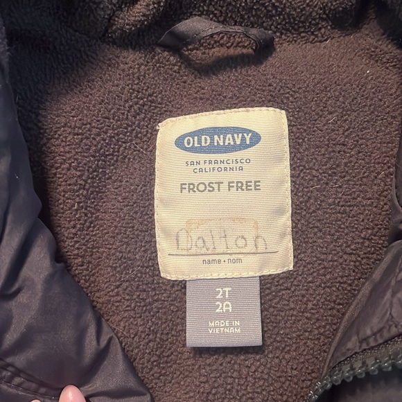 Old Navy Winter Coat 2T - Picture 3 of 8